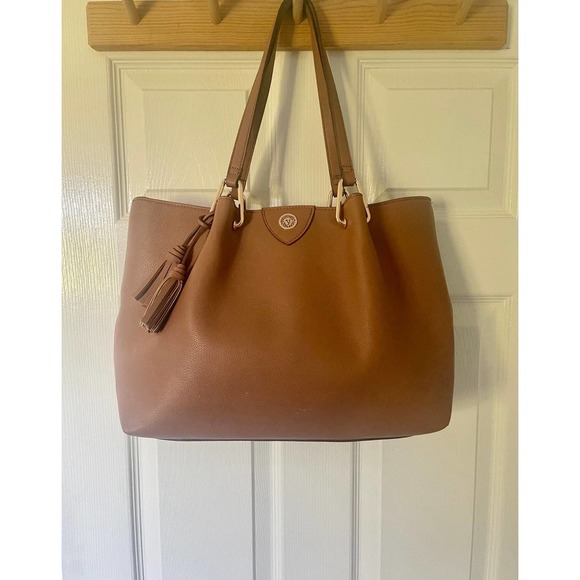 Anne Klein Handbags - Anne Klein Brown Tote/Shoulder Bag